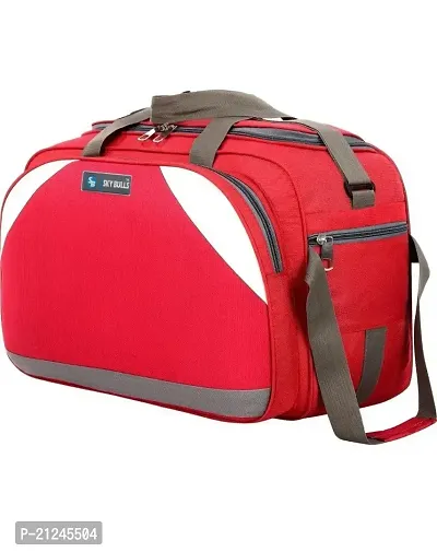 SKY BULLS (Expandable) Travel Duffel Bag/Cabin Luggage Duffel With Wheels (Strolley) 22 inch duffle bag-thumb5