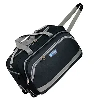 SKY BULLS (Expandable) Travel Duffel Bag/Cabin Luggage Duffel With Wheels (Strolley) 22 inch duffle bag-thumb2