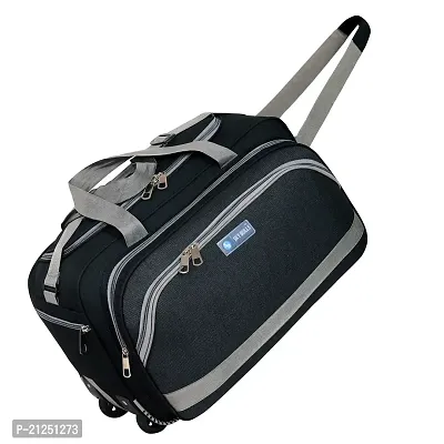 SKY BULLS (Expandable) Travel Duffel Bag/Cabin Luggage Duffel With Wheels (Strolley) 22 inch duffle bag-thumb3