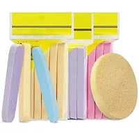 PSM100 Facial Cleaning Wash Puff Sponge Stick Face Cleansing Pad Sponge For Face Cleaning (Multicolor, Package Content 24 pcs)-thumb2
