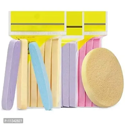 PSM100 Facial Cleaning Wash Puff Sponge Stick Face Cleansing Pad Sponge For Face Cleaning (Multicolor, Package Content 24 pcs)-thumb3