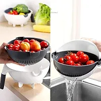 PSM100 10 in 1 Multifunctional Vegetable Fruits Cutter/Slicer Shredder with Rotating Drain Basket-thumb3