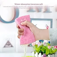 PSM100 Ultra Soft Exfoliating Sponge|Asian Bath Sponge For Shower|Japanese Spa Cellulite Massager|Dead Skin Remover Sponge For Body|Face Scrubber-thumb2