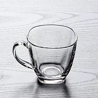 PSM 100 Glass ,Tea and Coffee Cup (Clear, 180 ml) 6 Pieces-thumb3