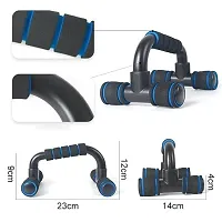 Push Up  Bar Stands For Gym Home Exercise, Dips/ Pushup Stand for Men And Women For Chest Arm Workout-thumb3