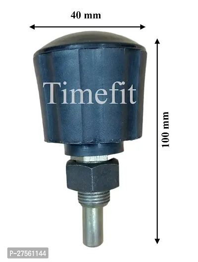 Timefit New Look Catcher Lock with Small Knob 10mm Width in Black Colour-thumb2