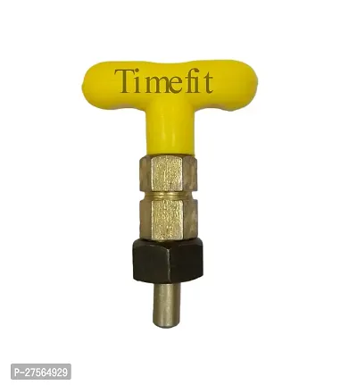 Timefit T Shape Catcher Lock with Small Nob 10mm Width in Yellow Colour