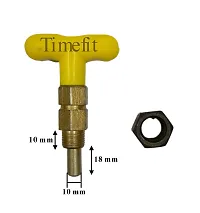 Timefit T Shape Catcher Lock with Small Nob 10mm Width in Yellow Colour-thumb2