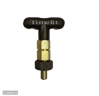 Timefit T Shape Catcher Lock with Small Nob 10mm Width in Black Colour