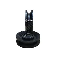 Ulitmate U Machine Pulley with Inbuilt Bush and Bearing (3 inch) in Black Colour Set of 2 Pieces-thumb1