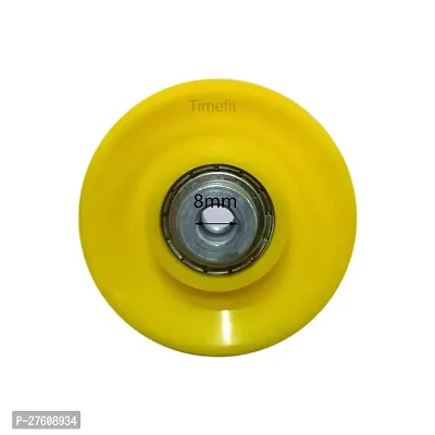 Ulitmate U Machine Pulley with Inbuilt Bush and Bearing (3 inch) in Yellow Colour Set of 2 Pieces-thumb4