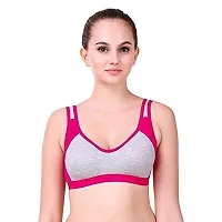 Women's Cotton Non-Padded Wire Free Full-Coverage Bra-Pack of 3(Multicolour_32_315)-thumb1