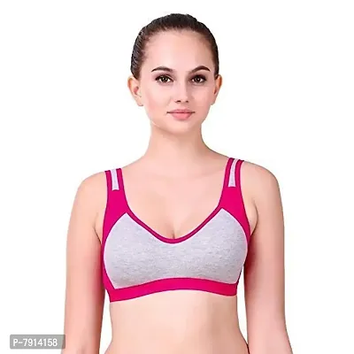 Women's Cotton Non-Padded Wire Free Full-Coverage Bra-Pack of 3(Multicolour_32_315)-thumb2