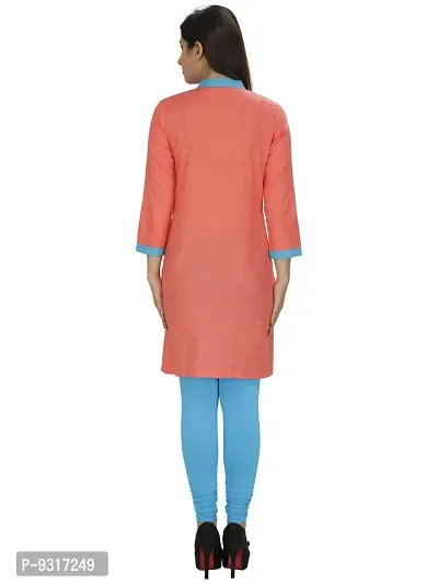 Lingra Women's Self Printed Kurti-thumb2