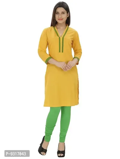 Lingra Women's Self Printed Kurti-thumb0