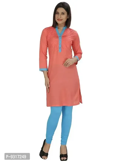 Lingra Women's Self Printed Kurti