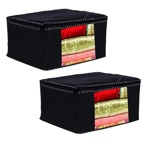 Trendy Spun Bonded Non Woven Saree Organizers (Pack Of 2)