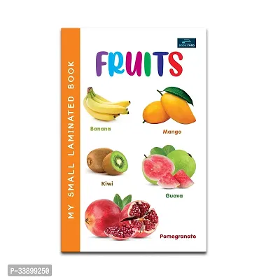 My Small Laminated Fruits Books For Kids