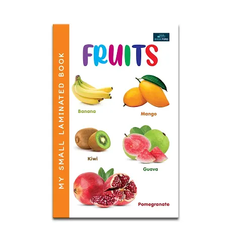 My Small Laminated Fruits Books For Kids