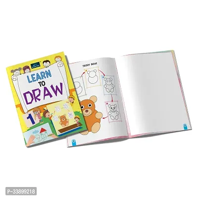 Learn To Draw Copy Coloring Books For Kids- Set Of 4- Fun, Educational, Colorful Imagery, Engaging Activities-thumb4