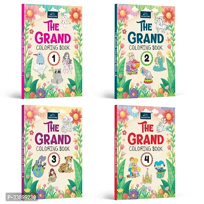 The Grand Coloring Books- Pack Of 4