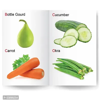 My Small Laminated Vegetables Books For Kids-thumb4