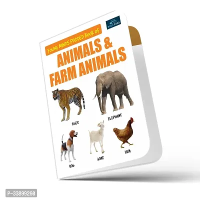 Young Minds Padded Books For Kids- Animals And Farm Animals