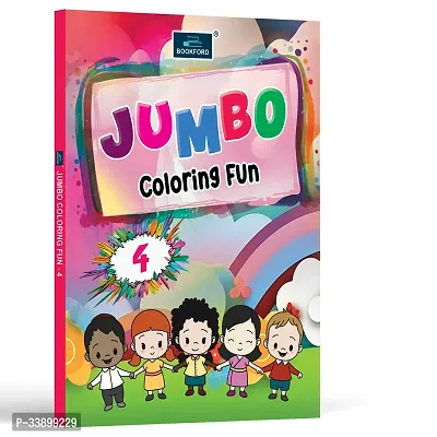 Jumbo Coloring Fun Book-Volume 4