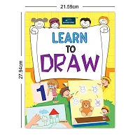 Learn To Draw Copy Coloring Books For Kids- Set Of 4- Fun, Educational, Colorful Imagery, Engaging Activities-thumb1