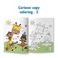 Cartoon Copy Coloring Book For Kids With 64 Pages(Set Of 4)-thumb1