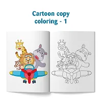 Cartoon Copy Coloring Book For Kids With 64 Pages(Set Of 4)-thumb3