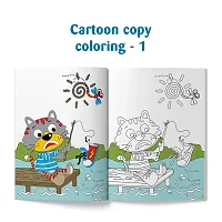 Cartoon Copy Coloring Book For Kids With 64 Pages(Set Of 4)-thumb2