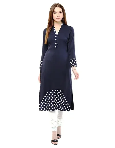 New Arrivals !!Trendy Crepe Kurtis