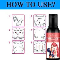 LA'BeardeX Hover to zoom Breast Massage Oil || Breast tightening oil for sagging breast || Ayurvedic breast tightening oil || Boobs Oil || Breast oil for bigger-thumb1