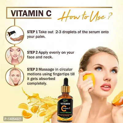 20% Vitamin C with Vitamin E Face Serum for Smoother  Brighter Skin Age Defying Whitening Serum (30 ml)-thumb3