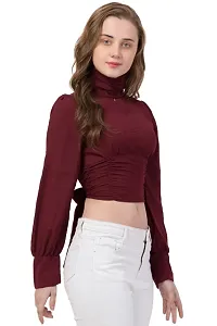 Turtle Neck Trendy Tops-thumb3