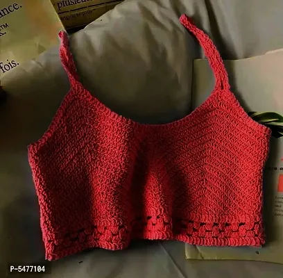 Stylish Crochet crop top-thumb0