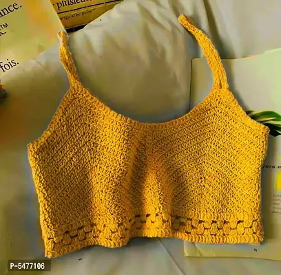 Stylish Crochet crop top-thumb0