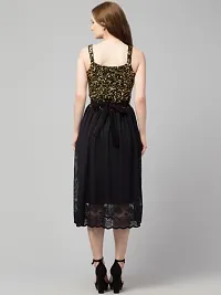 Trendy Sequinned Mesh Dress-thumb4