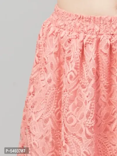 Stylish Lace Mesh Skirt-thumb4