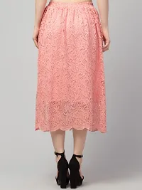 Stylish Lace Mesh Skirt-thumb4