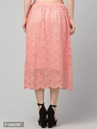 Stylish Lace Mesh Skirt-thumb5