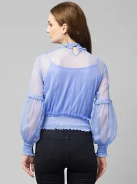 Trendy Lace Net Top-thumb4