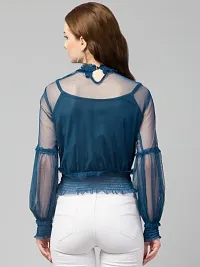 Trendy Lace Net Top-thumb4