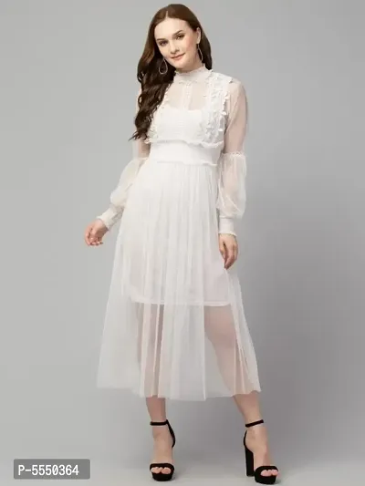 Trendy Lace Net Dresses