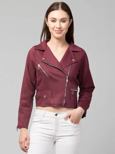 Classic Suede Biker Jacket