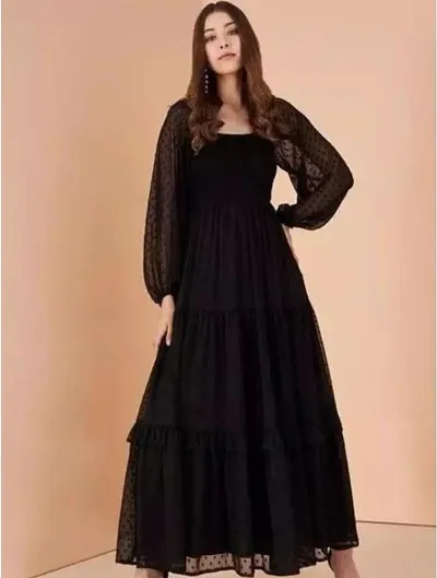 Classic Chiffon Maxi Length Dresses