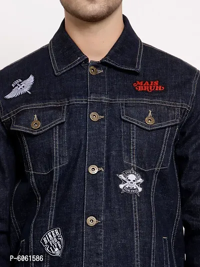 Full Sleeve Party Wear Mens Stylish Denim Jacket, Size: M-XL at Rs 850 in  Ludhiana