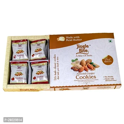Jingle Bite A Bite of Taste Almond Ginger Cookies-Masala Cookies-thumb0