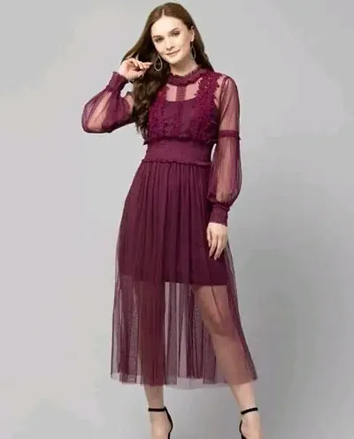 Elegant Four Way Solid Dresses For Women And Girls